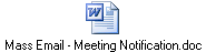 Mass Email - Meeting Notification.doc