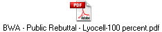 BWA - Public Rebuttal - Lyocell-100 percent.pdf