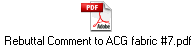 Rebuttal Comment to ACG fabric #7.pdf