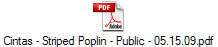 Cintas - Striped Poplin - Public - 05.15.09.pdf