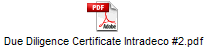 Due Diligence Certificate Intradeco #2.pdf