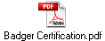 Badger Certification.pdf