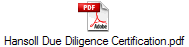 Hansoll Due Diligence Certification.pdf