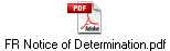 FR Notice of Determination.pdf