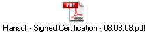 Hansoll - Signed Certification - 08.08.08.pdf