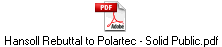 Hansoll Rebuttal to Polartec - Solid Public.pdf