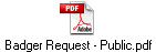 Badger Request - Public.pdf