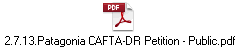 2.7.13.Patagonia CAFTA-DR Petition - Public.pdf