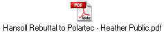 Hansoll Rebuttal to Polartec - Heather Public.pdf