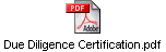 Due Diligence Certification.pdf